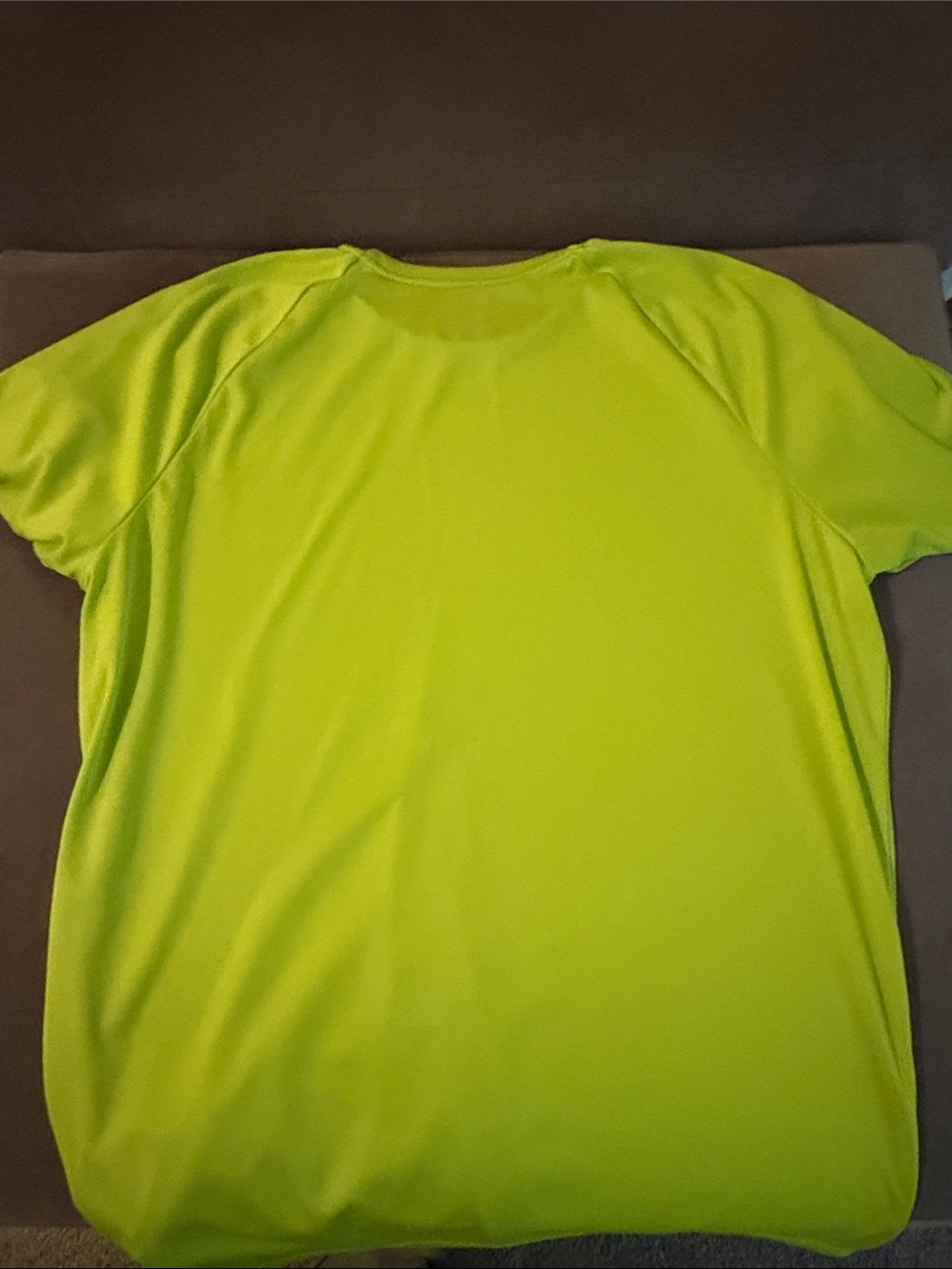 Nike Neon Lime Short Sleeve swim Performance Tee - Picture 4 of 4